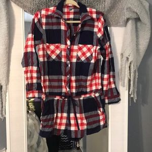 Plaid Pajama Romper